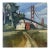 Oil Painting on Canvas Landscape by Danka Krol, San Francisco, Golden Gate Bridge For Sale