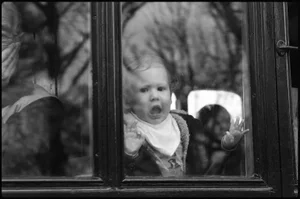 Paul Cooklin, Toddler & Half Face, Silver Gelatin Photograph