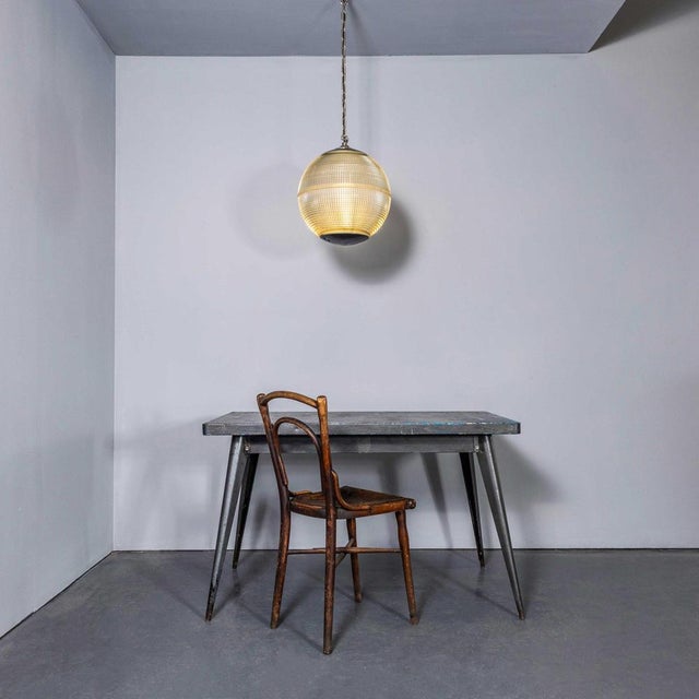 Parisian Glass Globe Lamps from Holophane, 1960s For Sale - Image 12 of 18