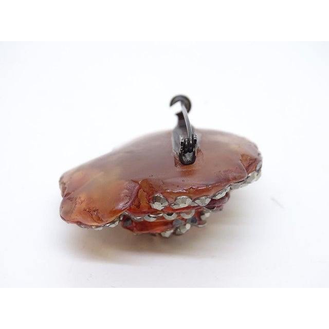 Rosa Brooch with Crystals from Giorgio Armani, Italy, 1990s For Sale - Image 17 of 18