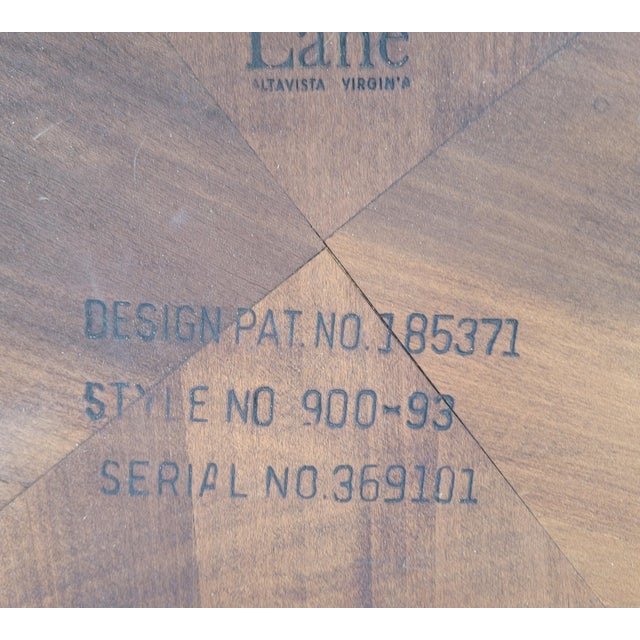 Lane Acclaim Round Coffee Table With Dovetail Detail For Sale - Image 10 of 11