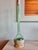 Italian Vintage Green Long Neck Italian Chianti Wine Bottle For Sale - Image 3 of 5