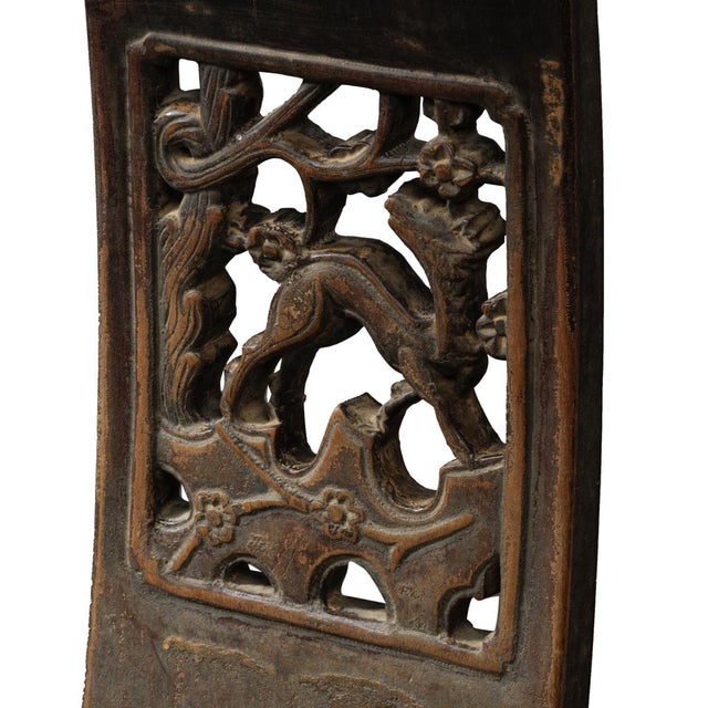 Set of Antique Tall Elm Armchairs For Sale - Image 10 of 12