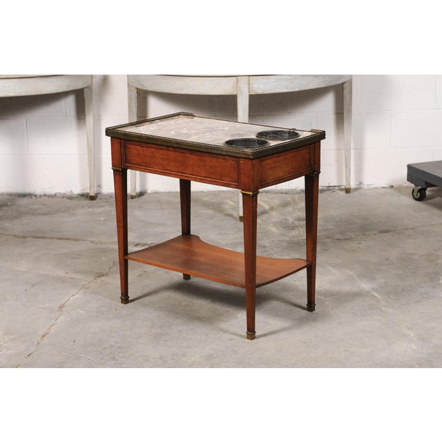 19th Century Marble Top Rafraîchissoir From France For Sale - Image 15 of 16