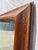 2000 - 2009 Italian Walnut Wood & Gold Distressed Floor Mirror For Sale - Image 5 of 13