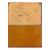 The Window 379 - Contemporary Shiny Resin Minimalist Brown Yellow Tone Artwork by Ricky Hunt For Sale