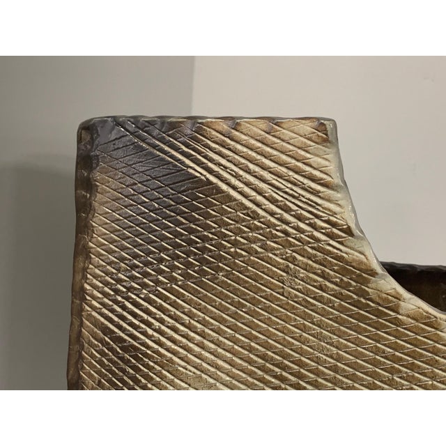 Japanese Stoneware Vessel For Sale - Image 13 of 14