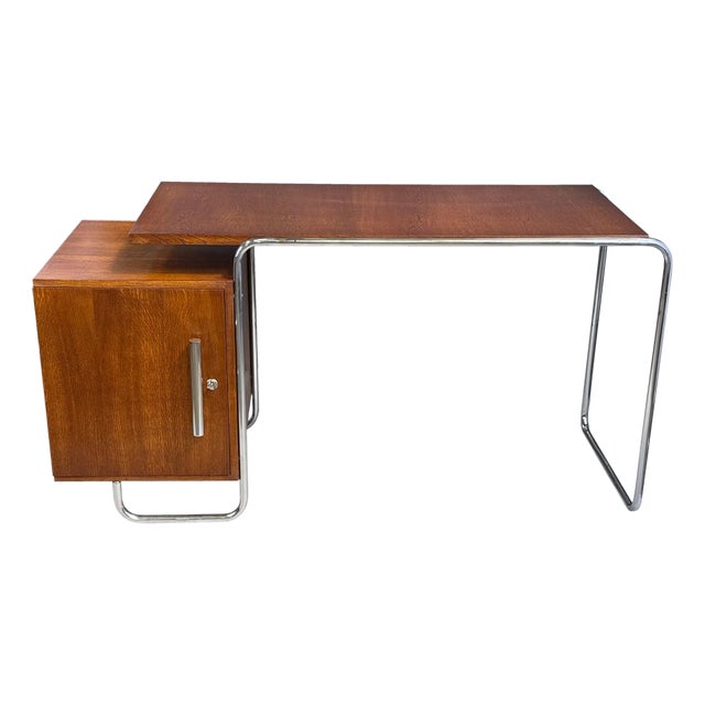 Bauhaus Tubular Chrome Desk, 1930s For Sale