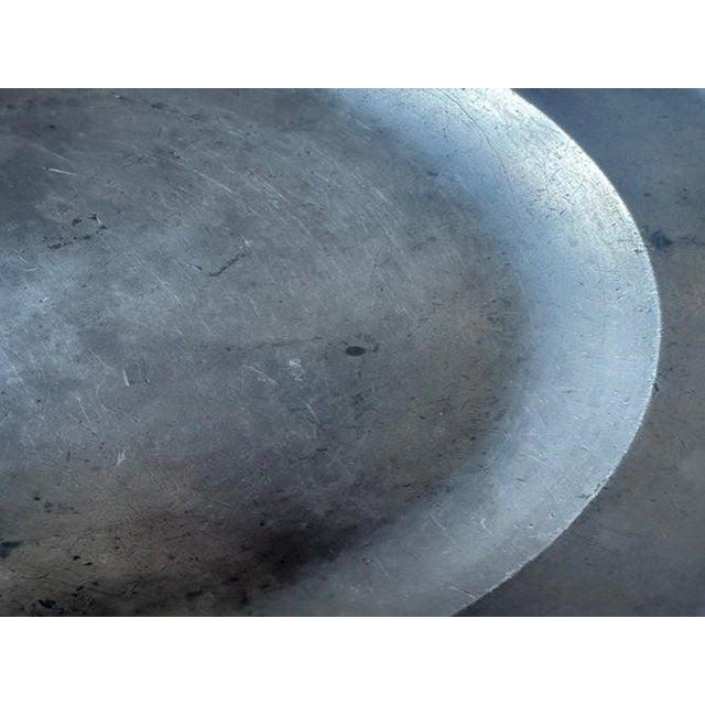 Metal Antique Pewter Charger, 16.865" D’Angleterre Marked European Platter For Sale - Image 7 of 13