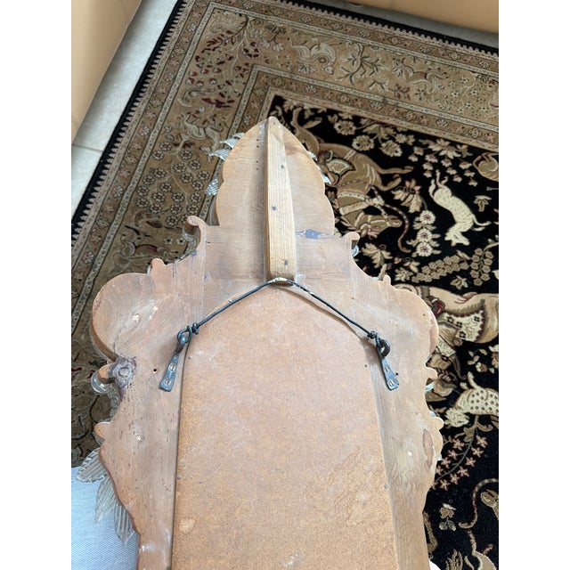Murano Venetian Wall Mirror For Sale - Image 4 of 5