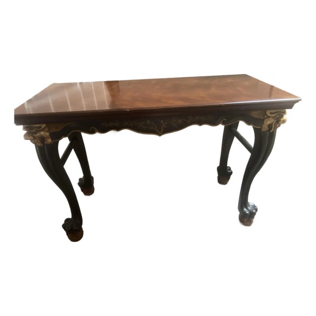 Baker Chinoisere Console Table For Sale