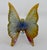 Celadon Daum, France Pate De Verre Signed Crystal Butterfly Accented Parfume Atomizor For Sale - Image 8 of 10