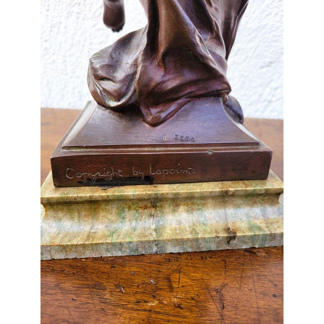 E Marioton, Pompeian Dancer, Signed Bronze, Late 19th Early 20th Century This piece has an attribution mark, I am sure...