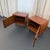Wood Pair of Mid-Century Modern Walnut With Brass Trim Nightstands End Tables For Sale - Image 7 of 10