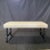 Spanish Antique Ebony Barley Twist Bench Ottoman With Wrought Iron Stretchers For Sale In Portland, ME - Image 6 of 9