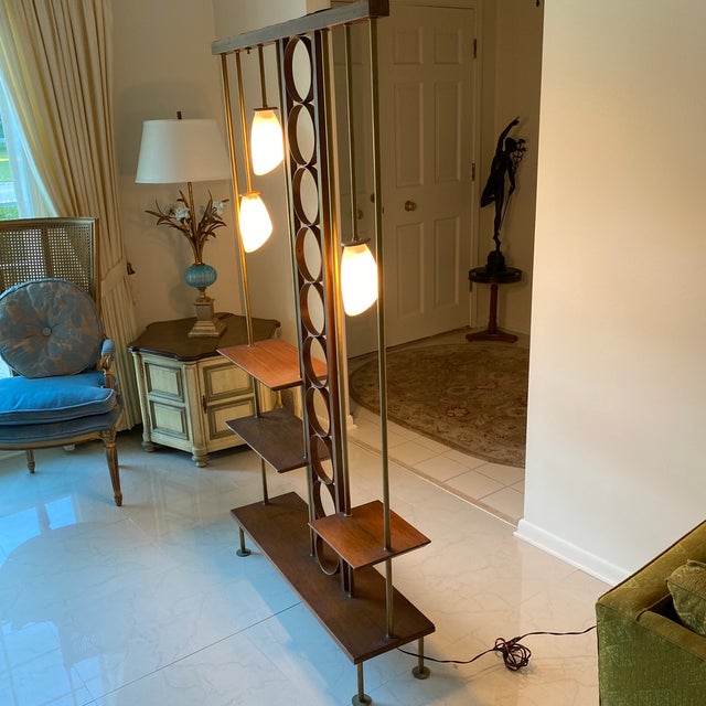 Mid Century Modern Lighted Room Divider Chairish