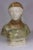 Italian 19th Century Italian Extraordinary Bust of Dantes Beatrice Marble and Alabaster For Sale - Image 3 of 6