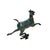 Chinese Turquoise Teal Enamel Galloping Horse Treading on a Flying Swallow Metal Figure For Sale - Image 10 of 12