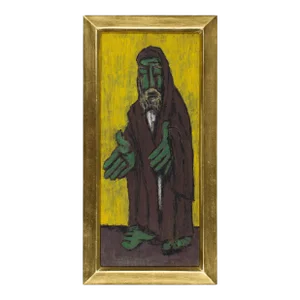 Ben-Zion Weinman Modernist Rabbi Judaica Bold Color "School of 10"