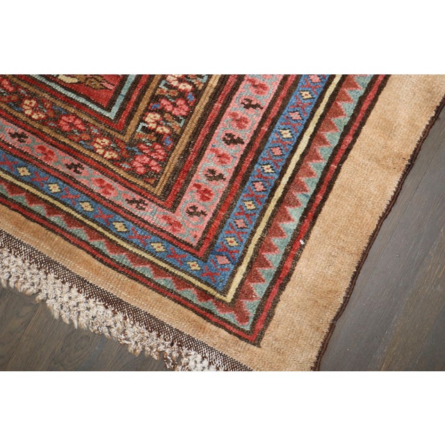 19th Century Bakshaish Square Rug, 12' X 13'7'' For Sale - Image 13 of 15
