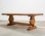 French Country Country French Oak Farmhouse Trestle Dining Table 7.8 Ft For Sale - Image 3 of 18