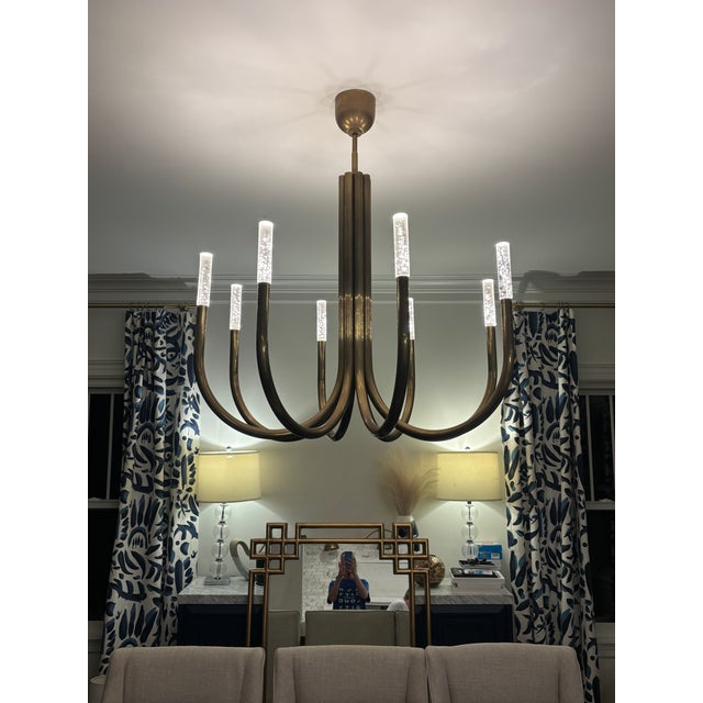 Rousseau Round Chandelier 38" For Sale In Oklahoma City - Image 6 of 8
