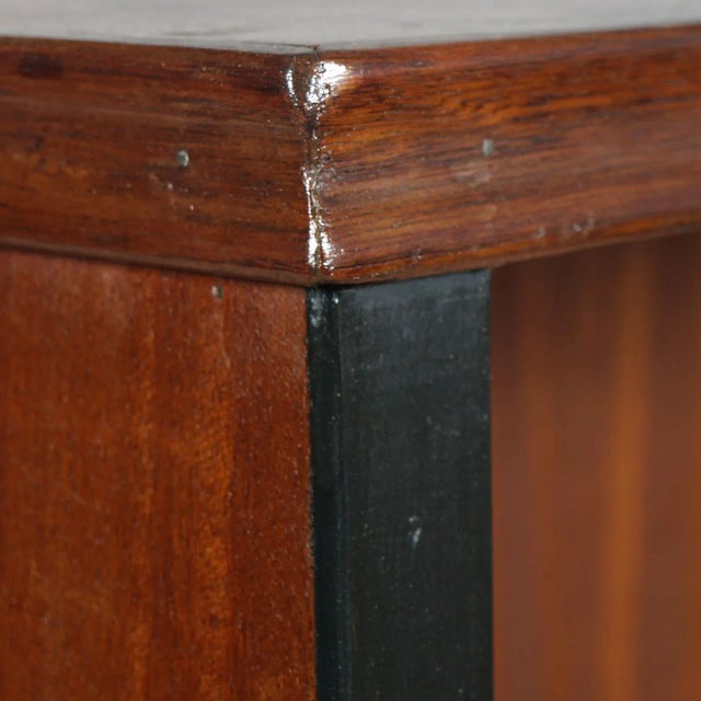 1930s Italian Art Deco Mahogany Bookcase, 1930s For Sale - Image 5 of 10