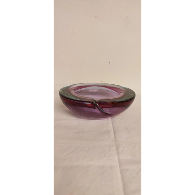 Murano Crystal Ashtray, Italy, 1970s For Sale - Image 11 of 11