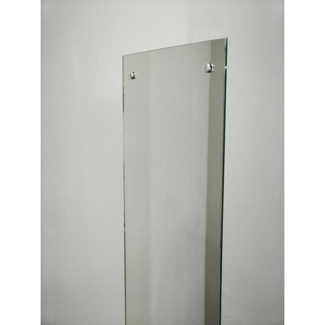 1930s Bauhaus Czech Green Vanity Table with Mirror and Chrome Frame, 1930 For Sale - Image 5 of 18