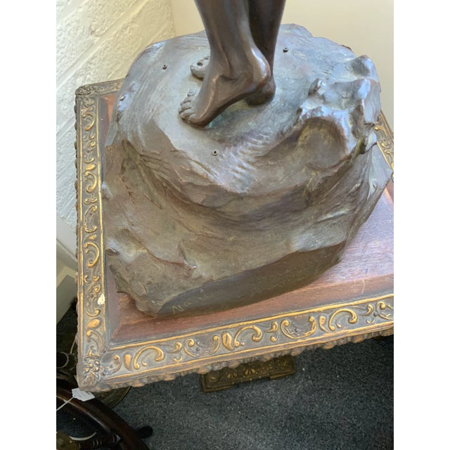 Metal 20th Century Bronze Figural Sculpture by Artist Nanna Matthews Bryant For Sale - Image 7 of 9