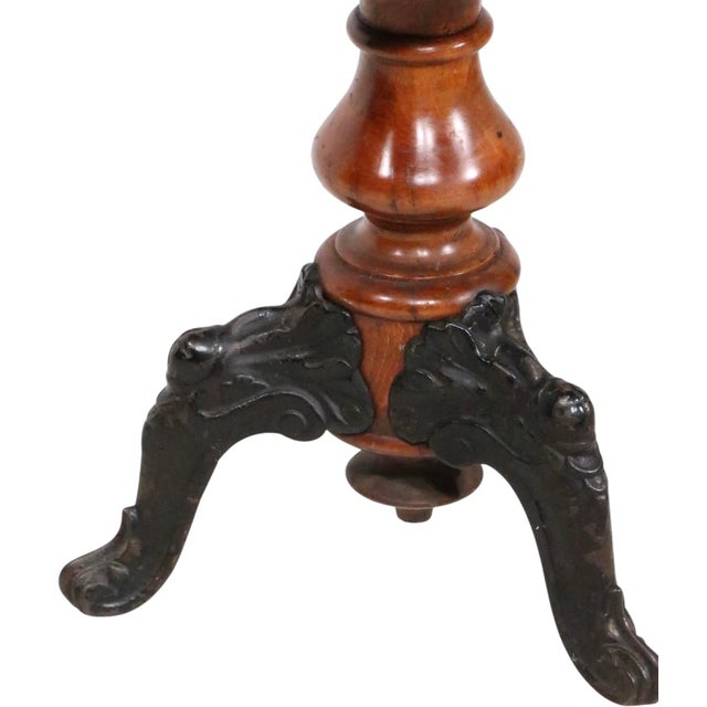 19th Century Adjustable Victorian Organ Stool For Sale In New York - Image 6 of 11