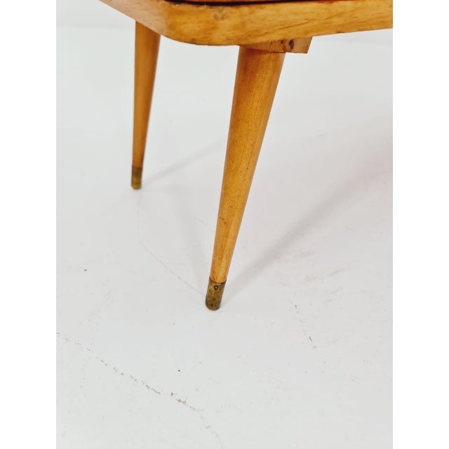 Mid-Century Modern German Ash and Beech Sideboard, 1950s For Sale - Image 12 of 14