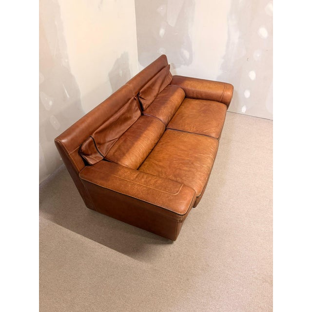 A truly retro leather sofa by Josef Gobet – custom-made in Switzerland, a genuine design classic. This sofa, upholstered...