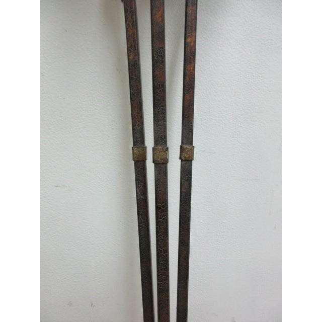 1990s Fine Art Lamp French Regency Gold Metal Filigree Lamp Wall Sconce Pole Lamp B For Sale - Image 11 of 13