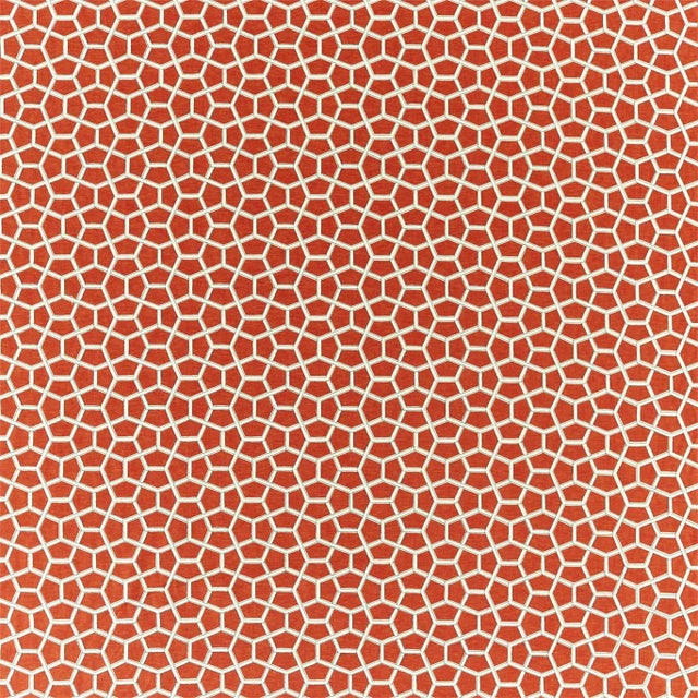 Harlequin Cubica Fabric in Cayenne For Sale