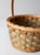 Brown Vintage Splint Weave Basket For Sale - Image 8 of 9