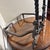 Gray Antique Spanish Wrought Iron Scrolled Spiral Fireplace Andirons Firedogs For Sale - Image 8 of 9