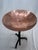Vintage Spanish Revival Copper Cup & Scrolled Wrought Iron Candlestick For Sale - Image 9 of 12