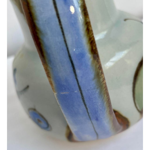 1960s Hand-Painted Mexican Tonala Pottery by Ken Edwards Collection - Set of Six For Sale - Image 15 of 18