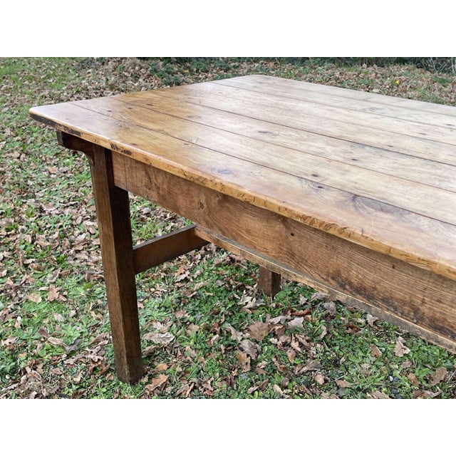 Farmhouse Table in Cherrywood, Oak and Chestnut, 19th Century For Sale - Image 10 of 17