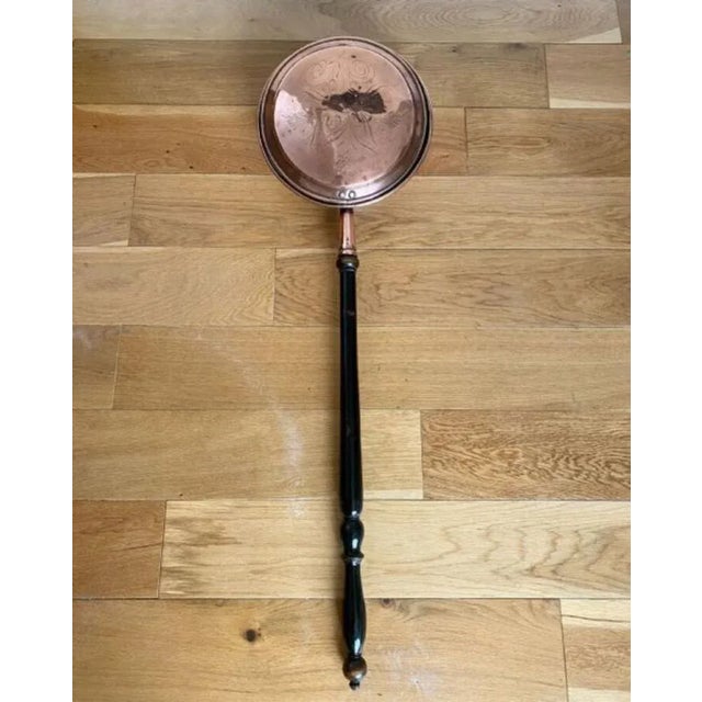 Antique George III Copper Warming Pan, 1800s For Sale - Image 3 of 5
