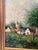 1950s Mid-Century German Village Landscape — Signed Oil on Canvas by Theo Rauscher, C. 1957 For Sale - Image 5 of 11