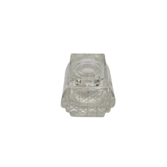 Vintage Art Deco Crystal Inkwell, Germany, 1930s For Sale - Image 3 of 9