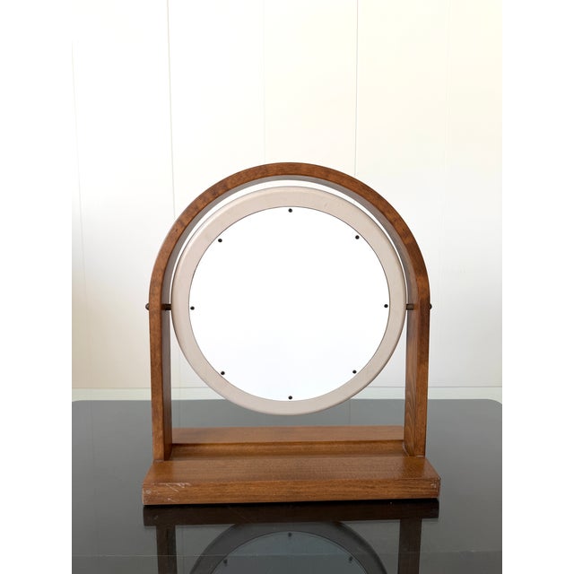 Brown SP63 Sandretta Table Mirror by Ettore Sottsass for Poltronova, 1965 For Sale - Image 8 of 9