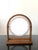 Brown SP63 Sandretta Table Mirror by Ettore Sottsass for Poltronova, 1965 For Sale - Image 8 of 9