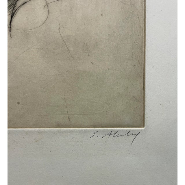 Figurative 1988 Sigmund Abeles Gus and the Willy Philly Etching For Sale - Image 3 of 6