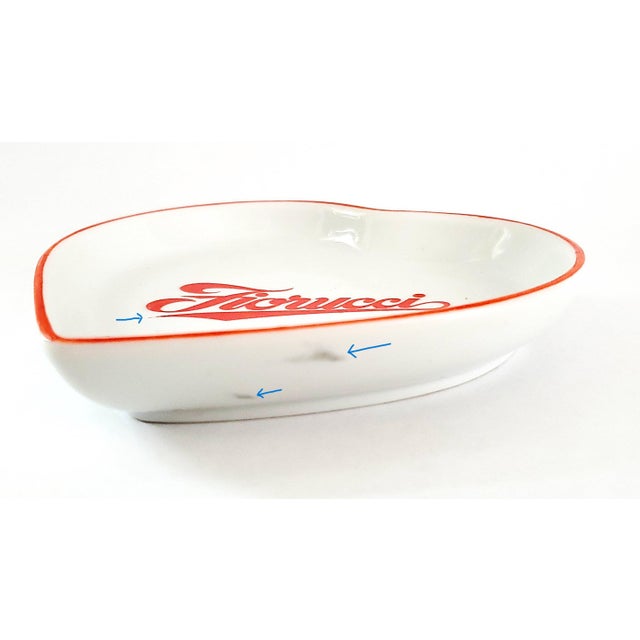 White Tray Trinket Dish Ashtray Fiorucci 1980s For Sale - Image 8 of 8