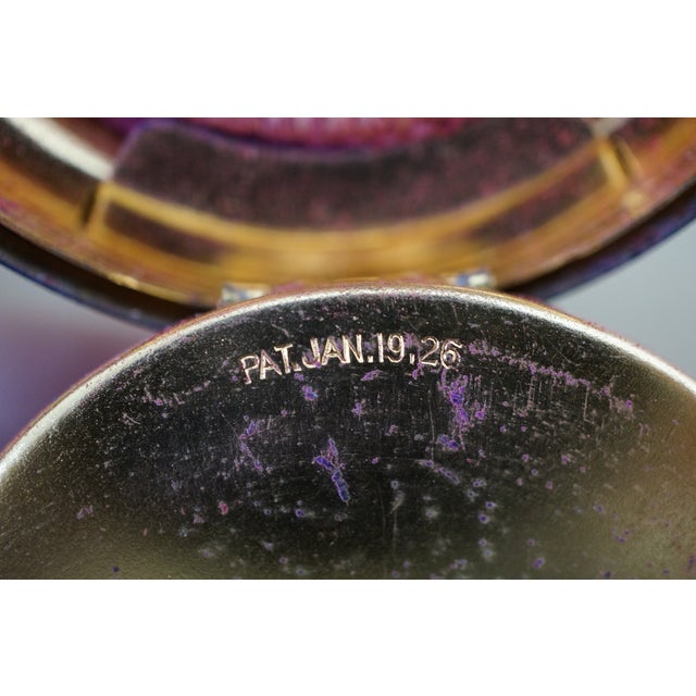 2 Antique Art Deco Celma Company Flapper Rouge Powder Makeup Compacts For Sale - Image 14 of 18