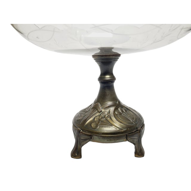 Art Nouveau Bowl on Stand, Germany, 1900s For Sale - Image 10 of 15