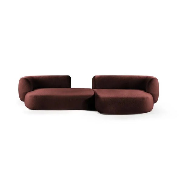 Set of Boucle Terracotta Hug Modular Fabric Sofa by Ferrianisbolgi For Sale - Image 4 of 4